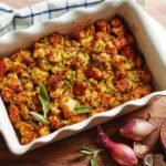 Cheesy Herb Sourdough Stuffing Recipe