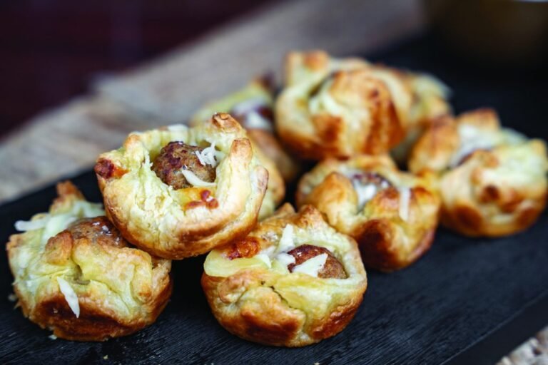 Cheesy Meatball Delights