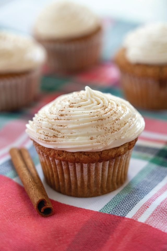Honey Gingerbread Cupcakes